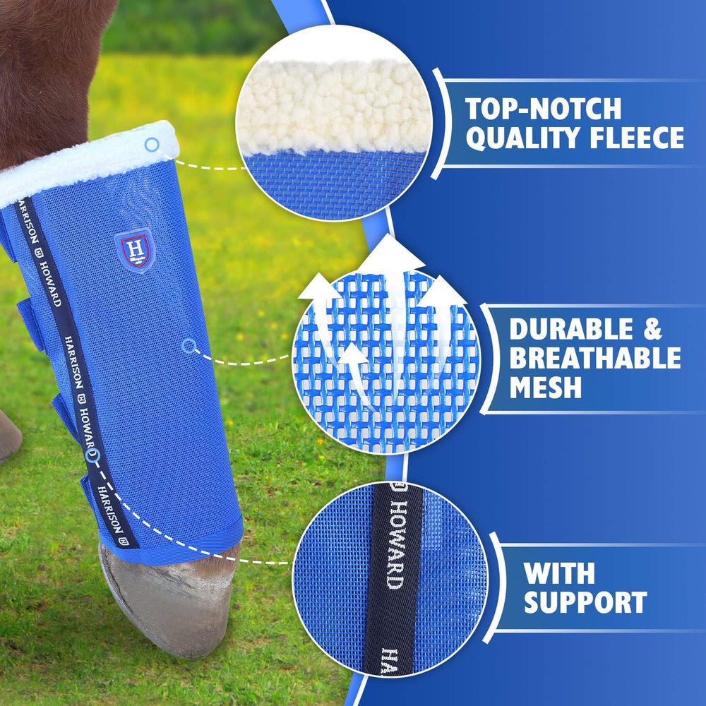 Harrison Howard mesh respirant sur bottes cheval, évite la surchauffe des gambettes.