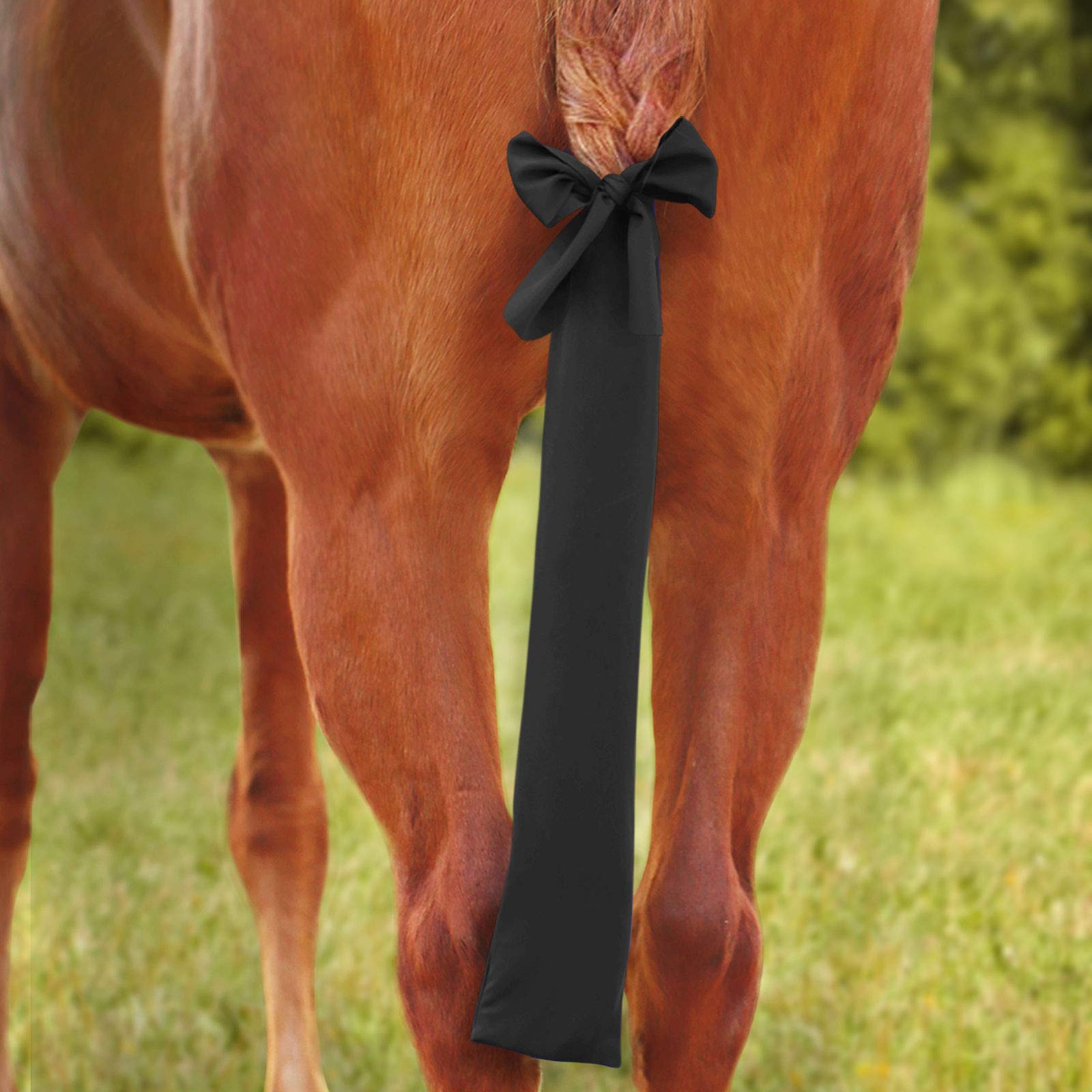 Sac de queue extensible Harrison Howard avec motif vif pour personnaliser l’allure du cheval.