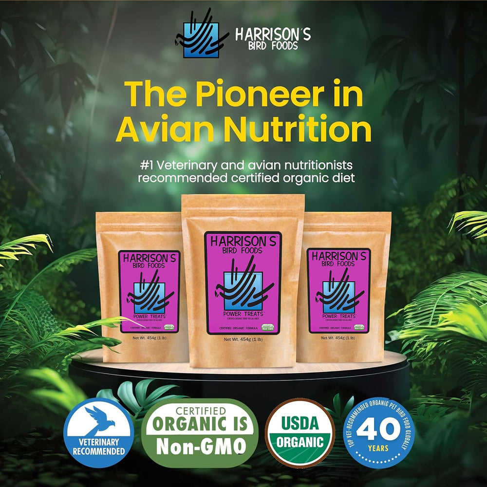 Harrison's Power Treats – emballage pratique, conservation optimale et fraîcheur préservée.
