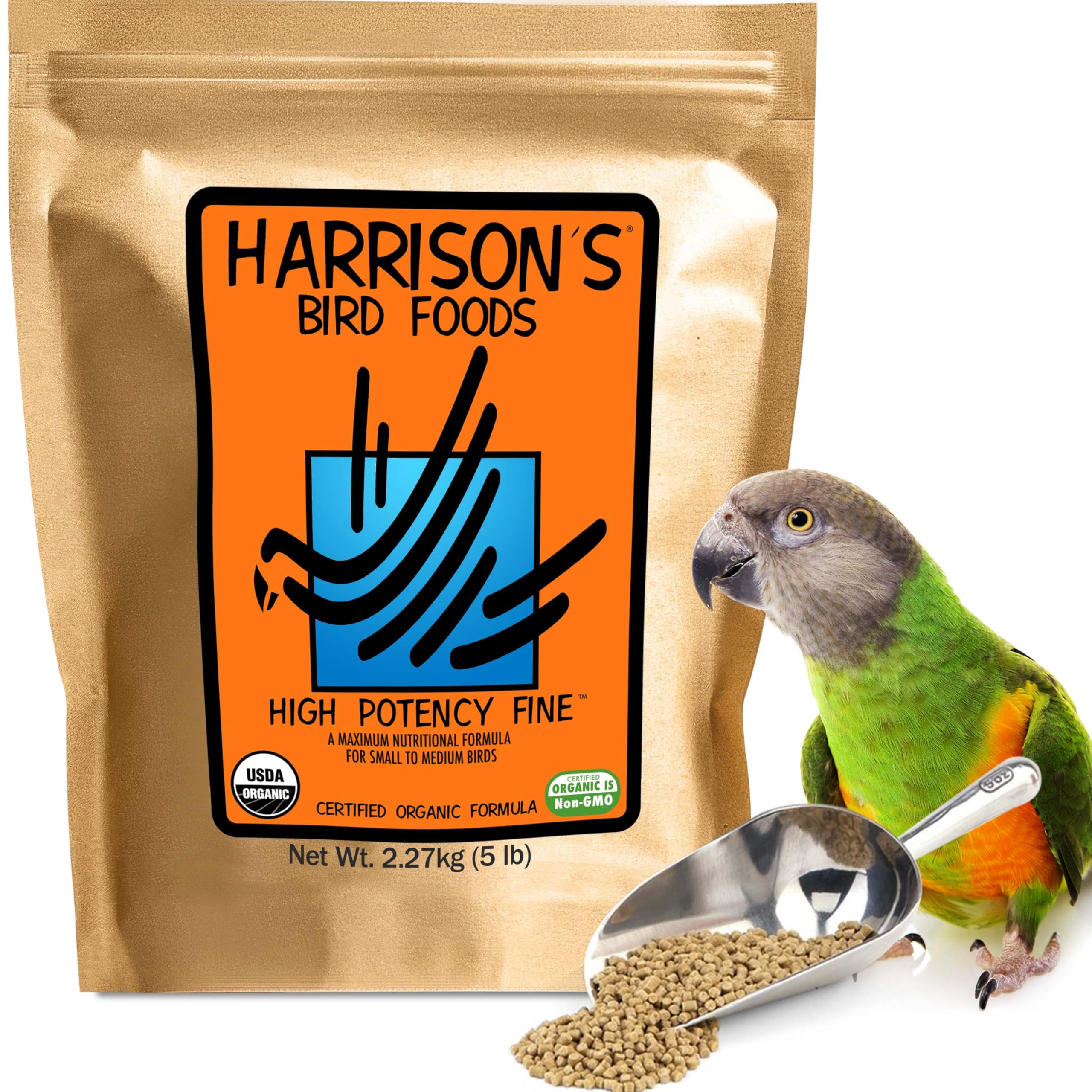 Harrison's Bird Foods présente un plan nutritionnel complet pour petits et moyens oiseaux.