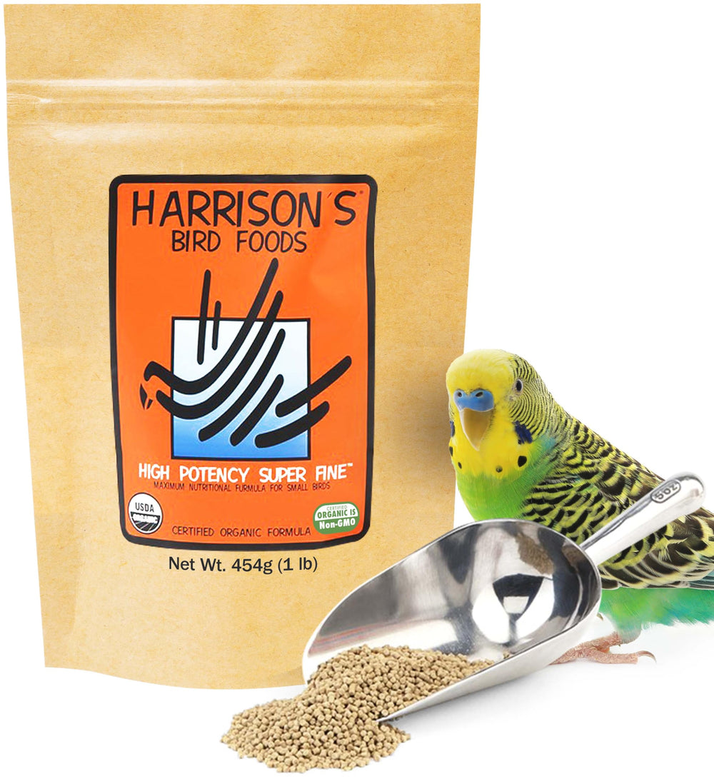 Harrison's Bird Foods Haute Puissance adaptée à toutes les étapes de vie.