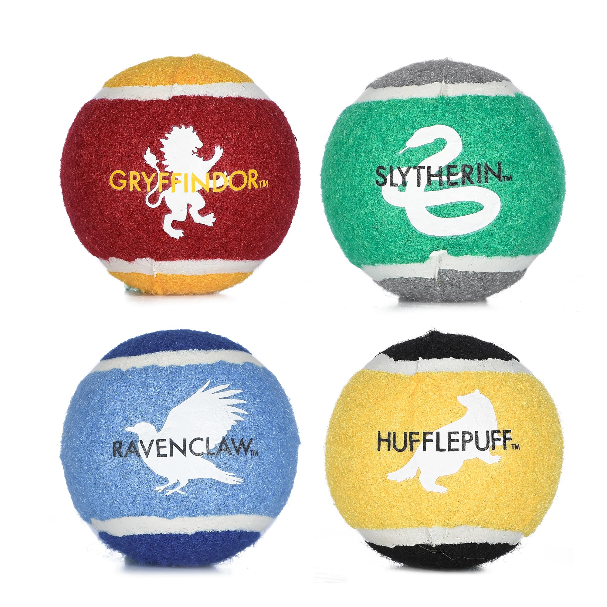 Balles Harry Potter Hogwarts Pride pour chien, parfaites pour fetch en extérieur.
