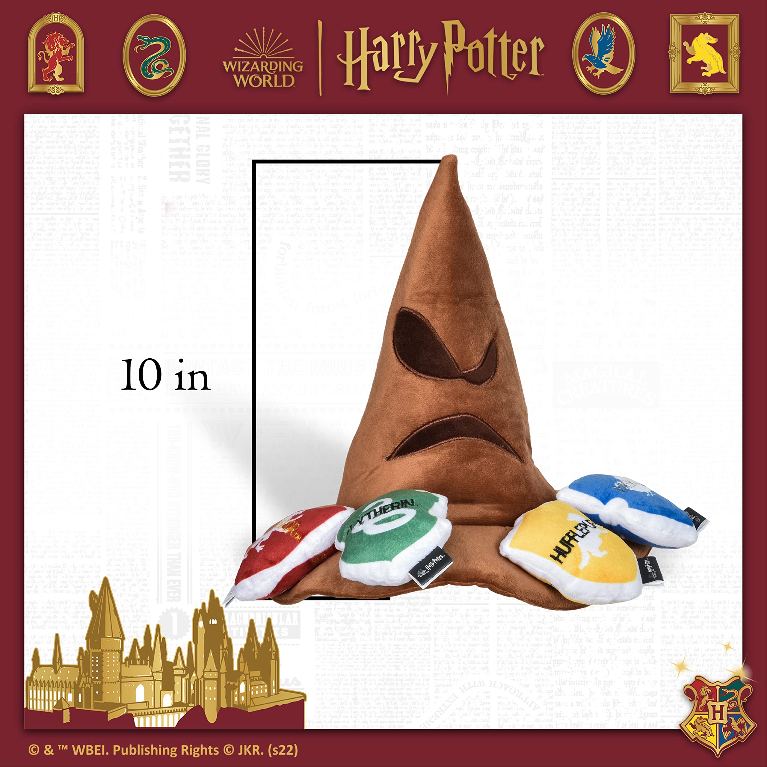 Harry Potter design officiel, broderies sûres et sans pièces dures.