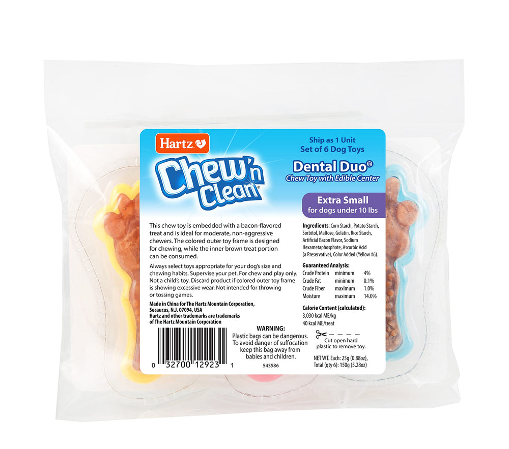 Hartz Chew 'n Clean Duo : idéal pour l’utilisation quotidienne et le divertissement.