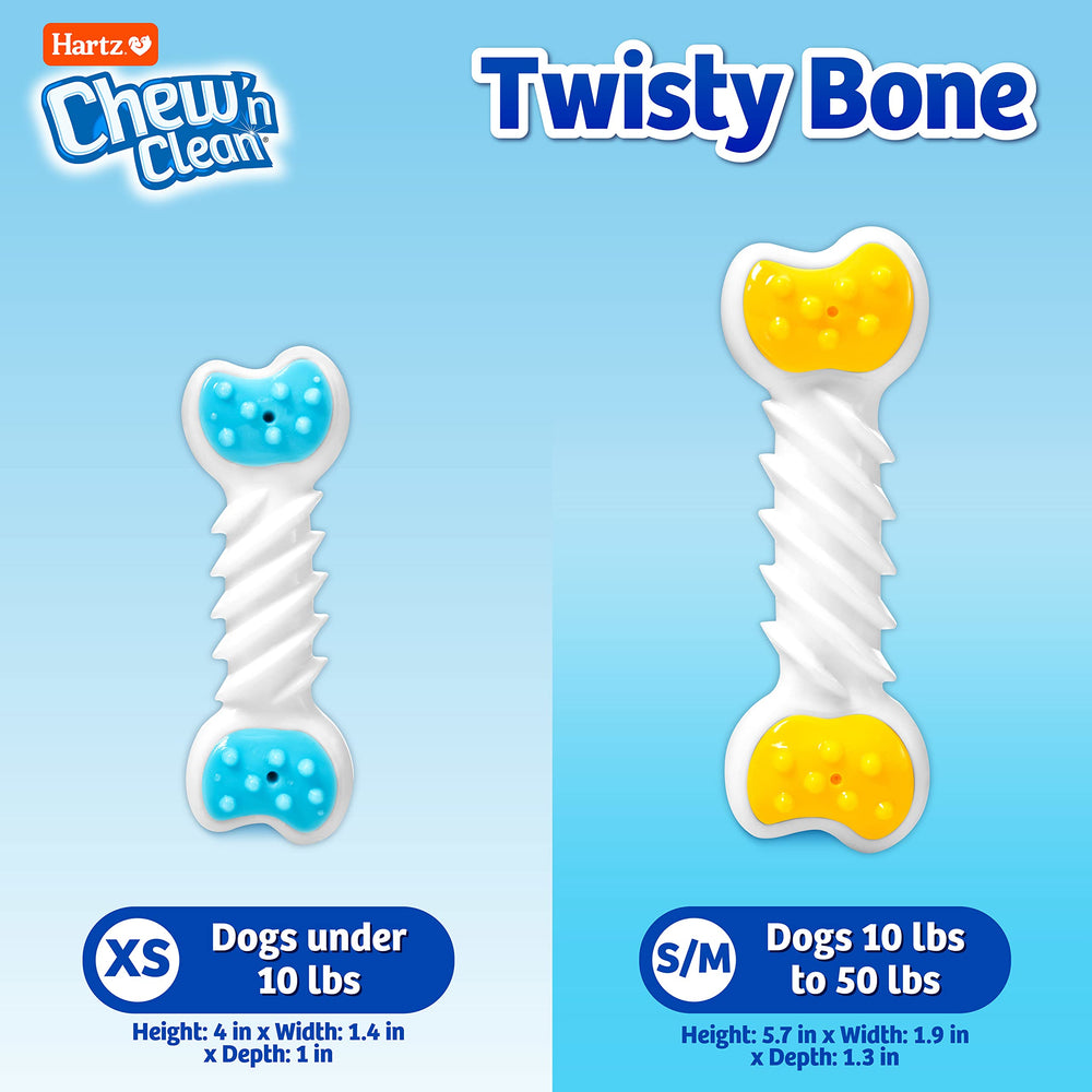 Twisty Bone Hartz centre en spirales, pour dentition et interaction.