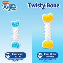 Twisty Bone Hartz centre en spirales, pour dentition et interaction.