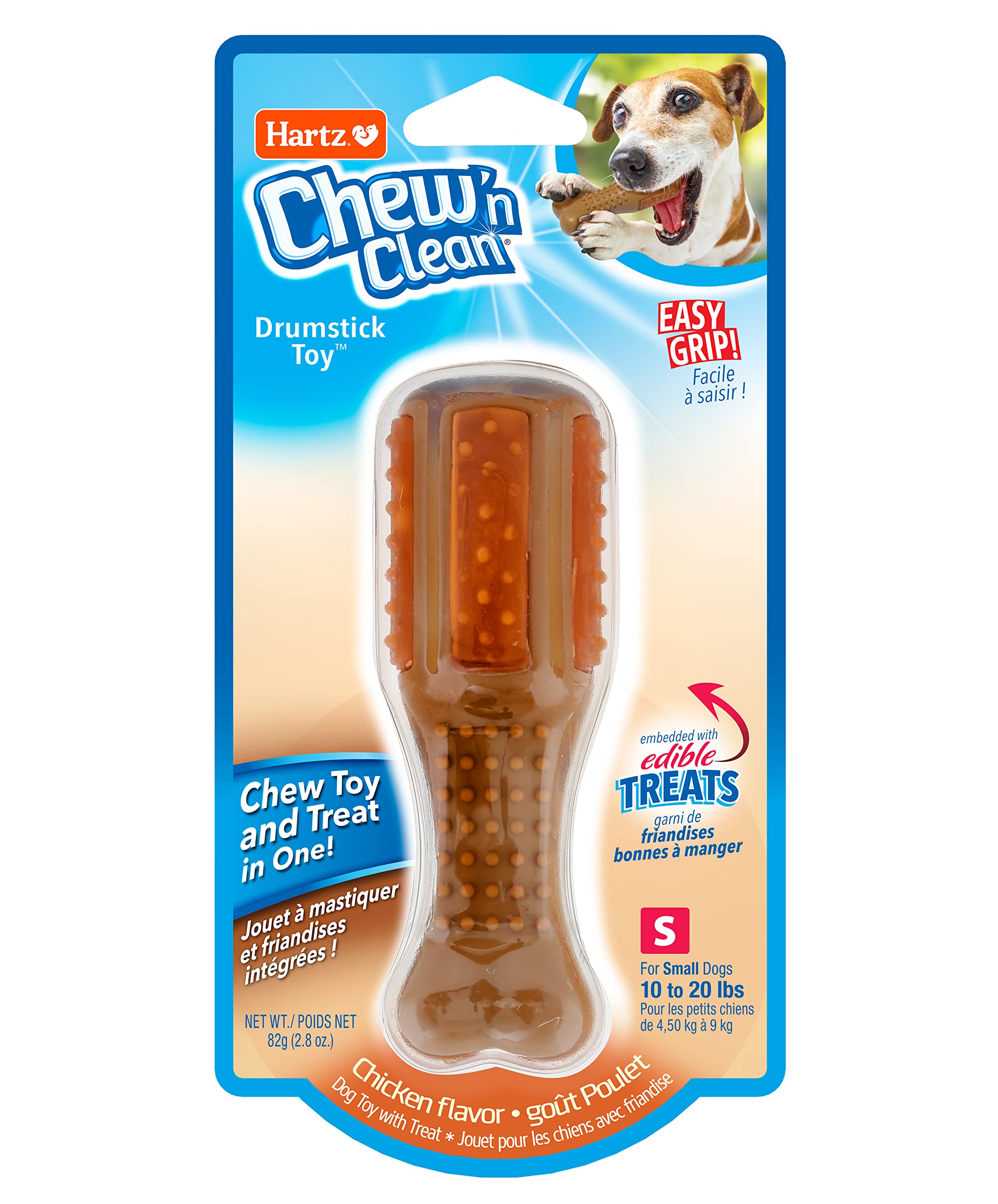 Hartz Chew ’n Clean: vue générale du jouet stimulant la mastication.