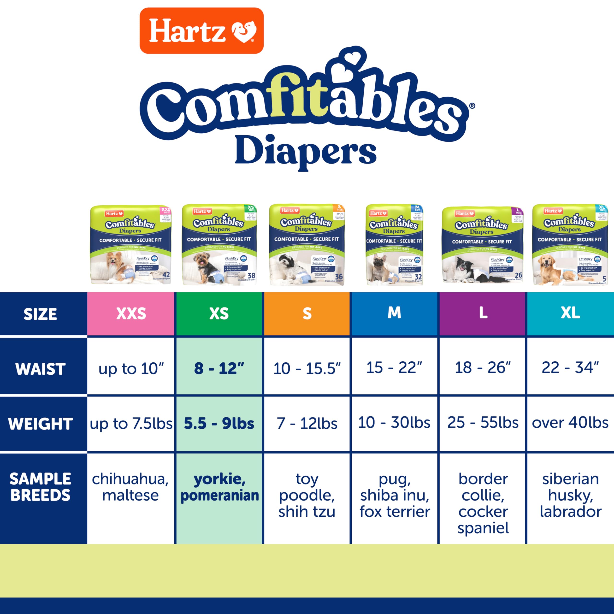 Hartz Comfitables ajustement ceinture élastique pour un confort durable.