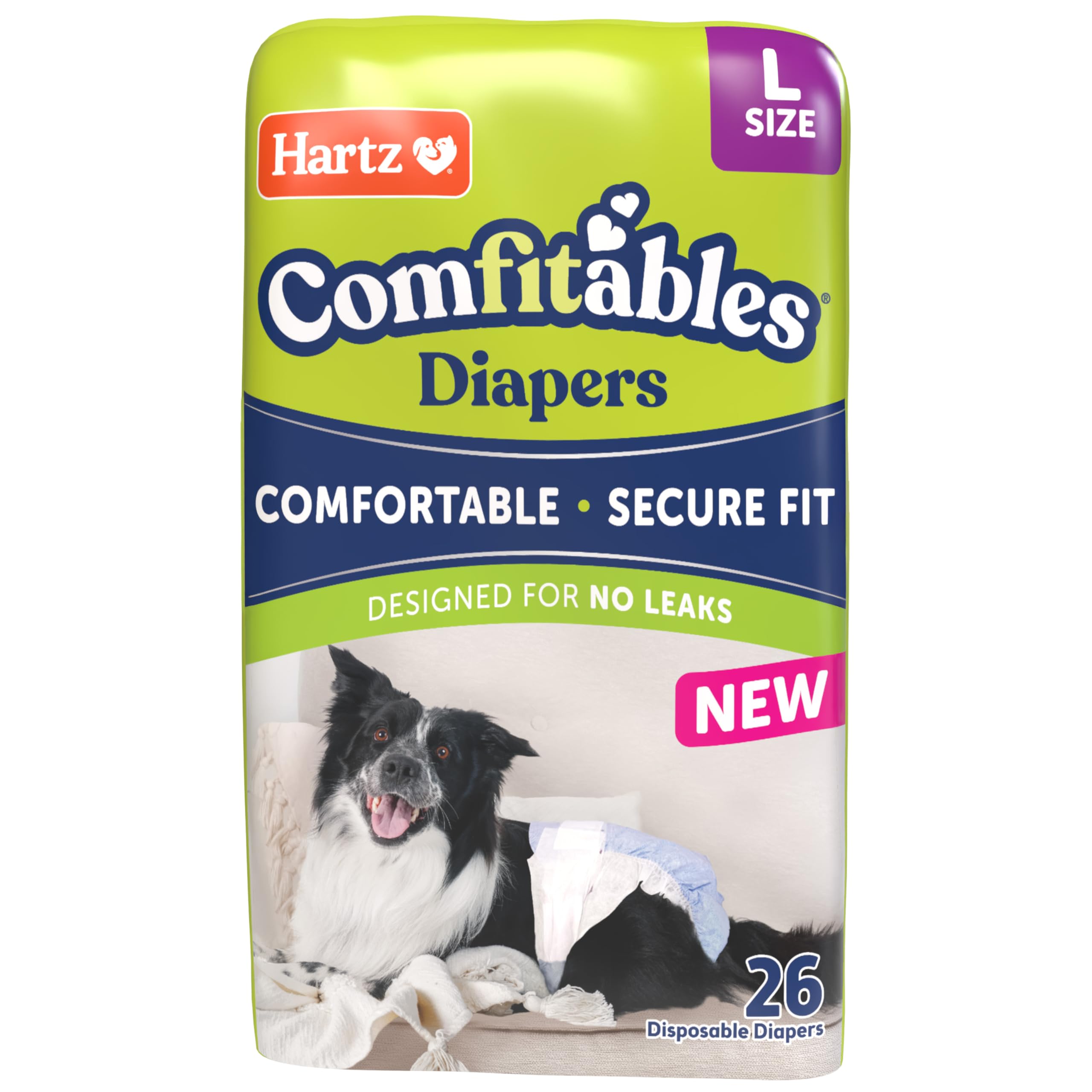 Hartz Comfitables: couche chien taille large portée confortable au quotidien