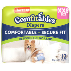 Hartz Comfitables: couches pour chiens XXS en denim, confort doux et ajustement sûr.