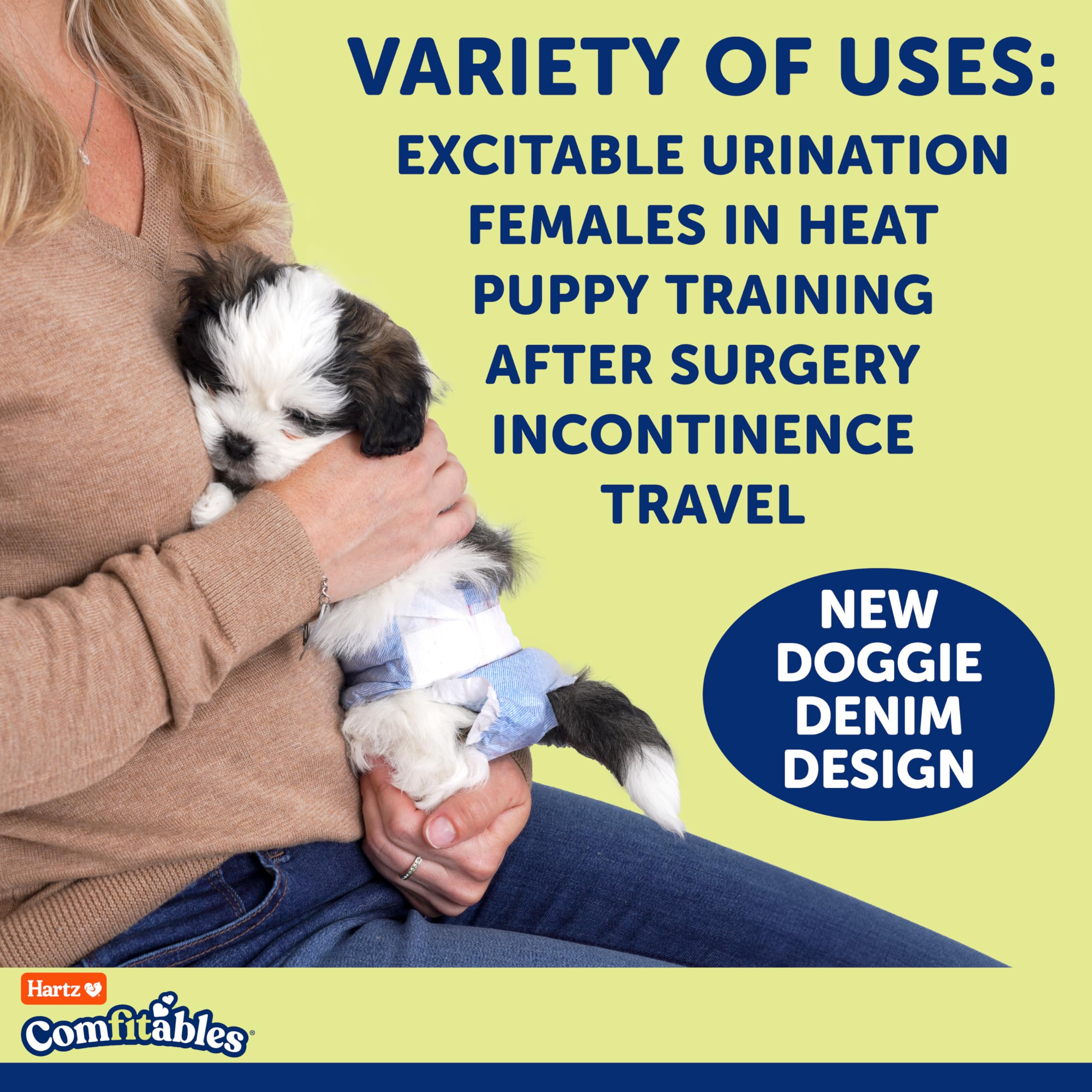 Utilisation lors de voyages avec Hartz Comfitables pour chien.