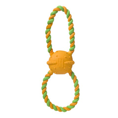 Jouet Hartz DuraPlay: balle centrale et anneaux de corde, tir et traction.