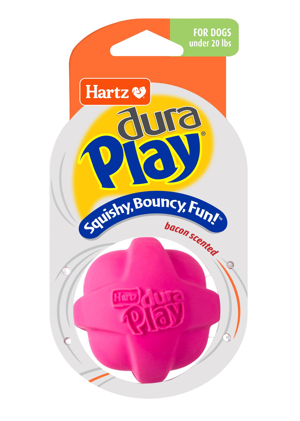 Hartz DuraPlay balle petit avec odeur bacon, stimulant le jeu et le mordillage.