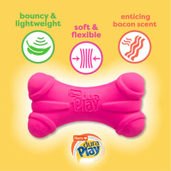Hartz DuraPlay rocket sifflet latex petit, incite au lancer et au jeu.