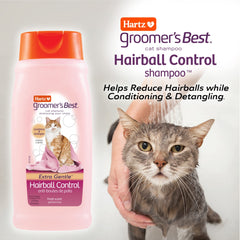 Hartz Groomer's Best Cat Shampoo — microbilles conditionneuses, pelage plus doux et soyeux.