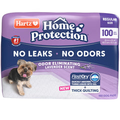 Hartz Home Protection avec absorption supérieure pour éviter les fuites et nettoyer rapidement.