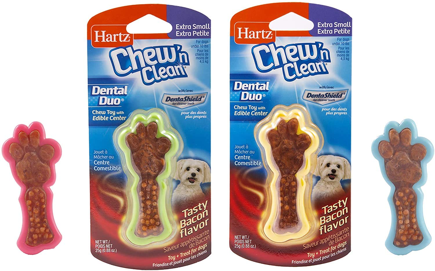 Jouet durable Hartz: meilleure résistance pour le masticage chez le petit chien.