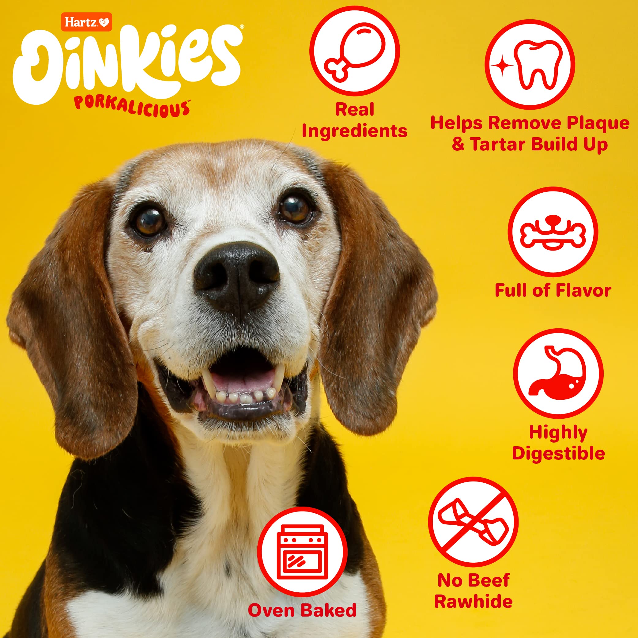 Emballage Hartz Oinkies 8 pièces facile à portionner