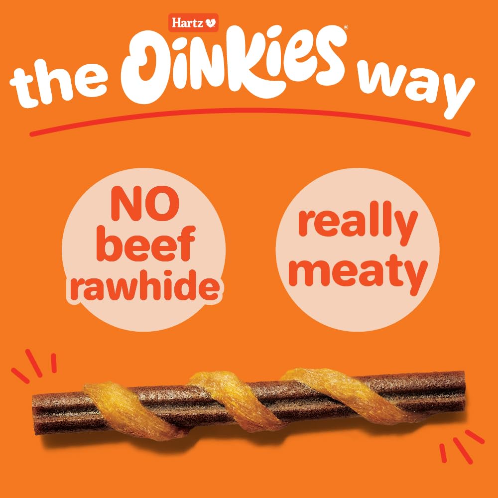 Hartz Oinkies Tender Bullies – ensemble de 20 pièces pour plaisir durable.