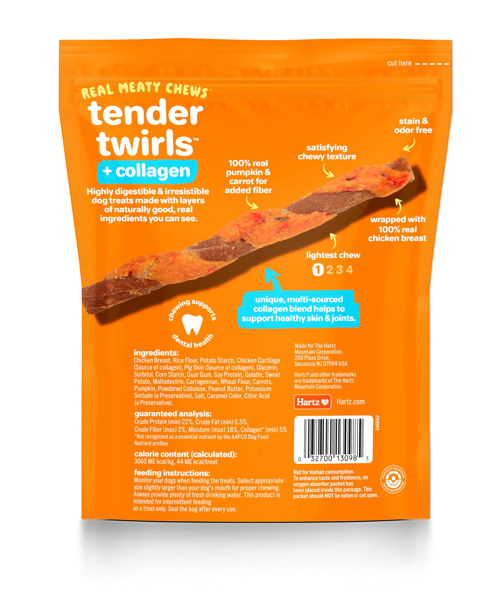 Hartz Oinkies Twirls Texture Molle : friandise agréable pour mâcher et occuper