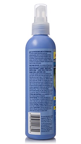 Hartz UltraGuard Plus distance-6-pouces : pulvérisation contrôlée sans effrayer l'animal.