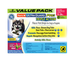 Hartz UltraGuard Pro – Applicateur incliné facilitant l’application sur le pelage.