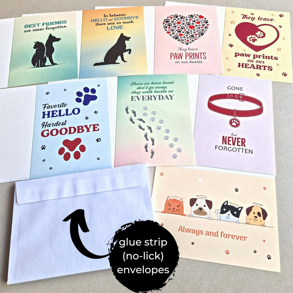 Hat Acrobat Cartes deuil animaux impression premium, durables et élégantes pour exprimer la sympathie.