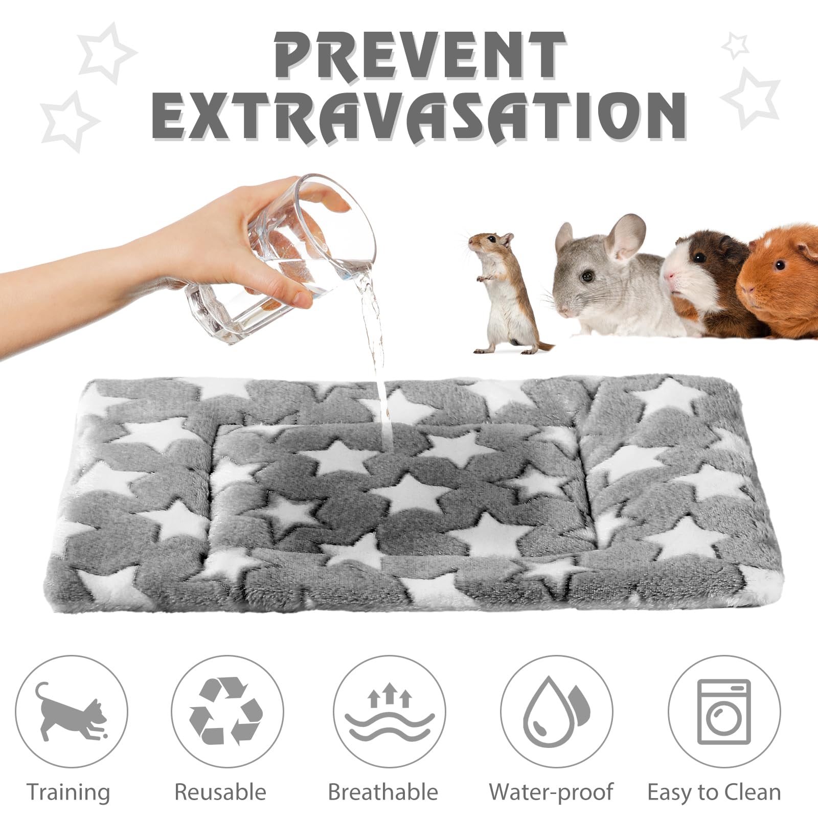 Couverture Haull impermable en peluche pour petit animal et chaleur.