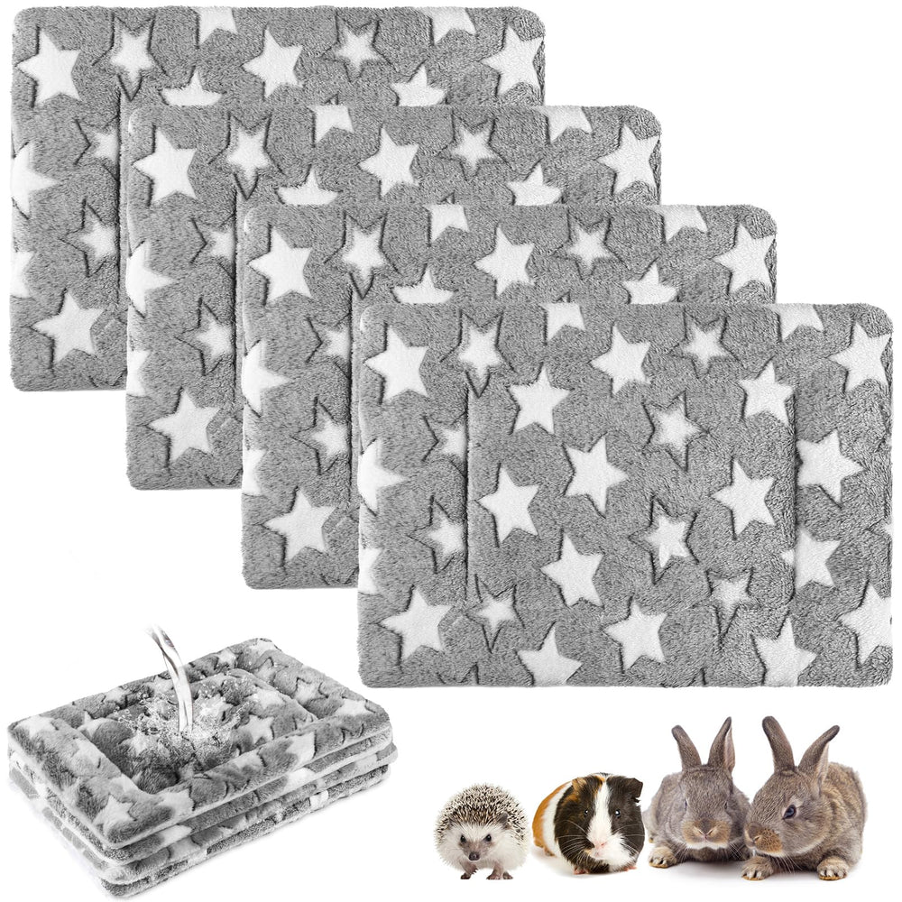 Tapis Haull pour petit animal imperméable gris étoilé protège sols et cages.