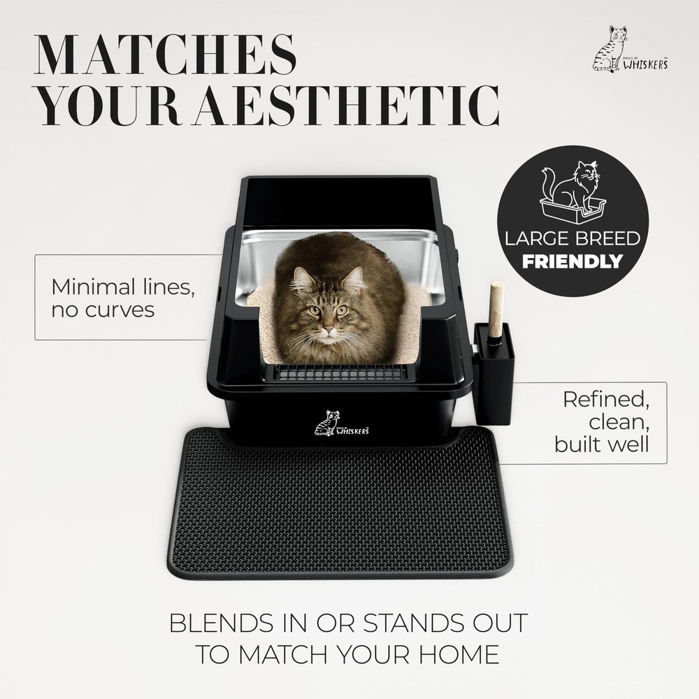 HAUS OF WHISKERS XXXL pelle litière – outil pratique pour nettoyage efficace