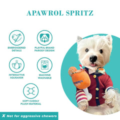 Haute Diggity Dog Apawrol Spritz design ludique, couleur tangerine attire tous les regards.