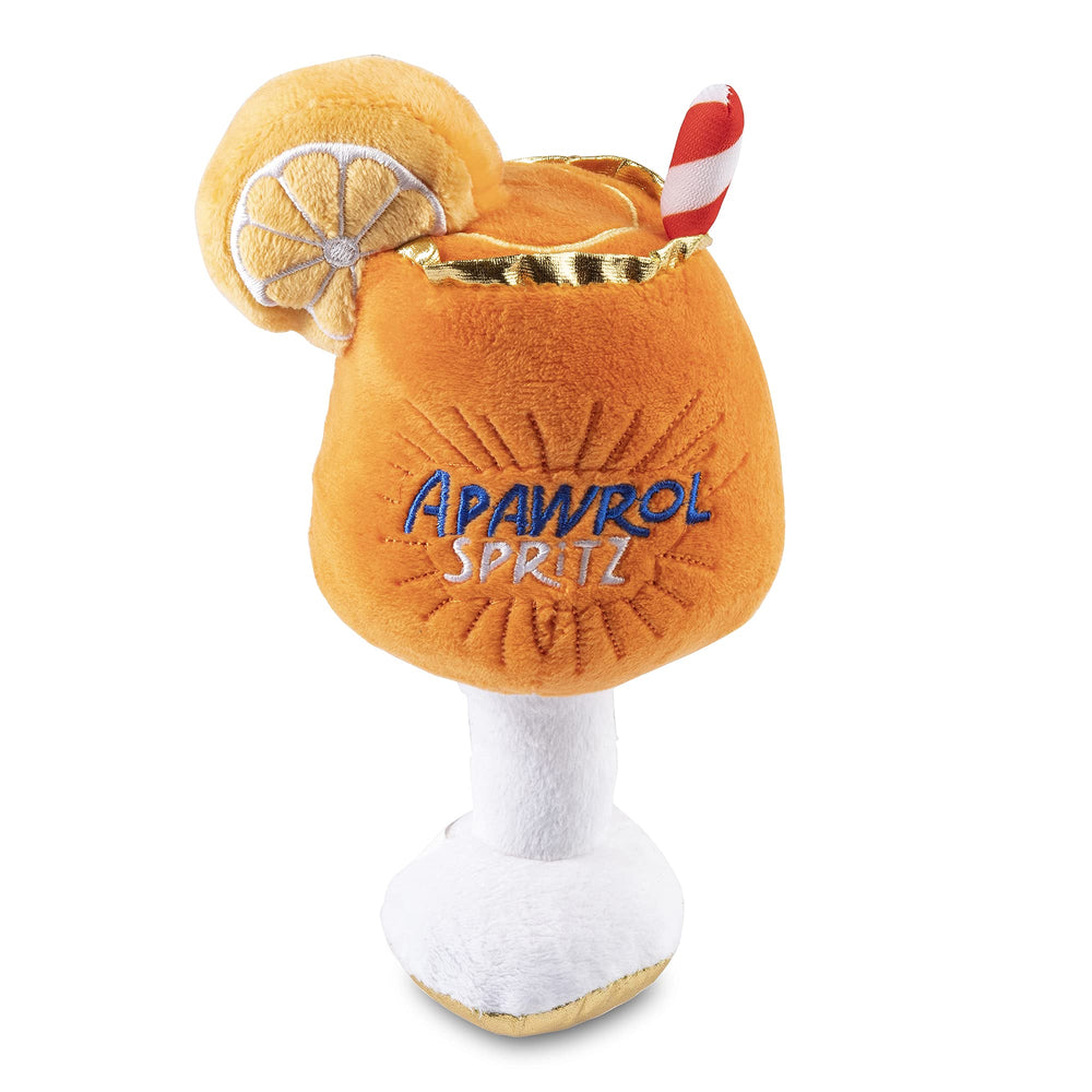 Haute Diggity Dog Apawrol Spritz exterieur tangerine, jouet attrayant et interactif pour chiens.