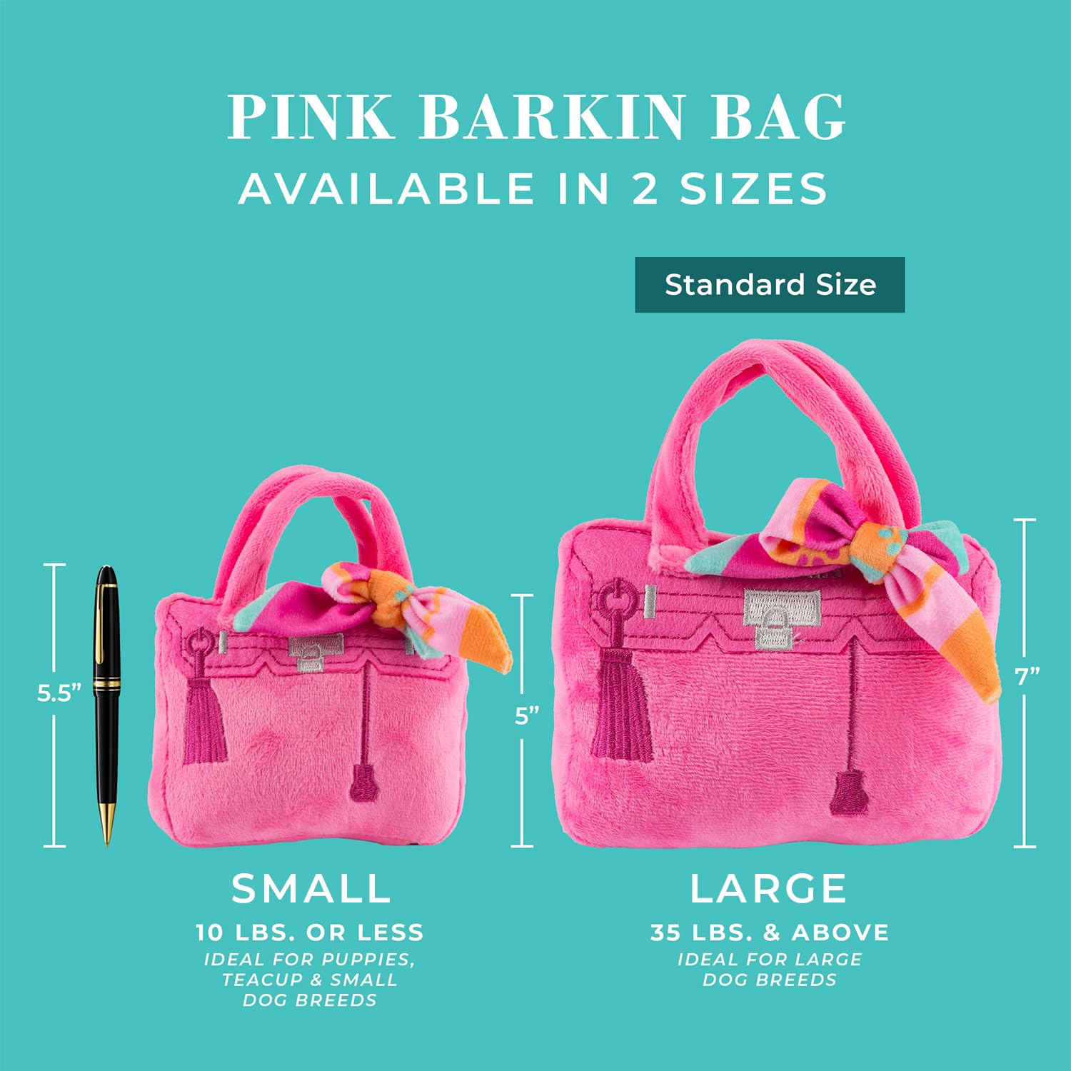 Détails brodés Chic sur Barkin Bag pour un look élégant pendant les promenades.