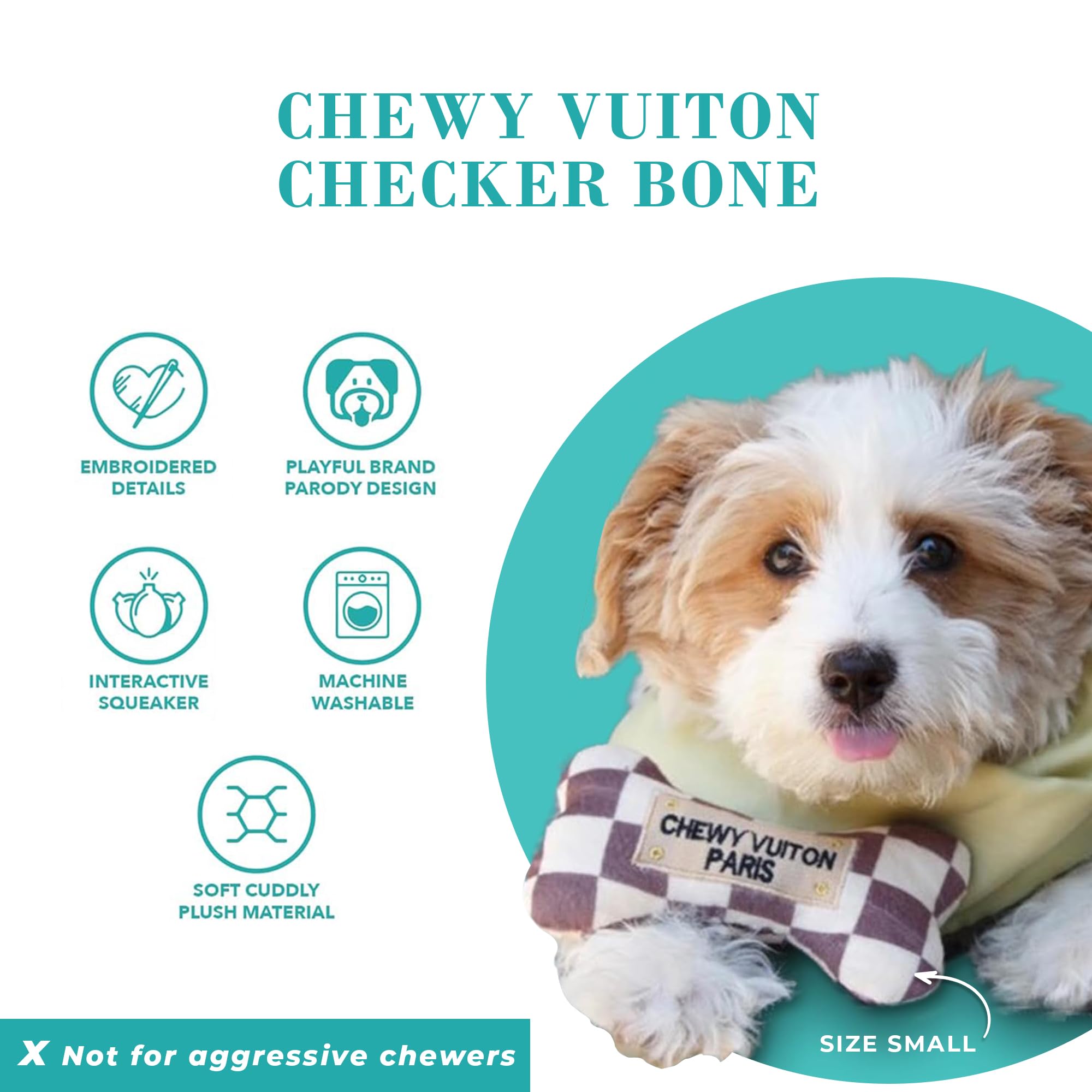 Os Chewy Vuiton Haute Diggity Dog design mode et couleurs vives