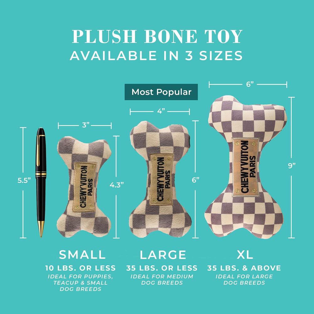 Bone en peluche Haute Diggity Dog avec sifflet interactif pour amusement