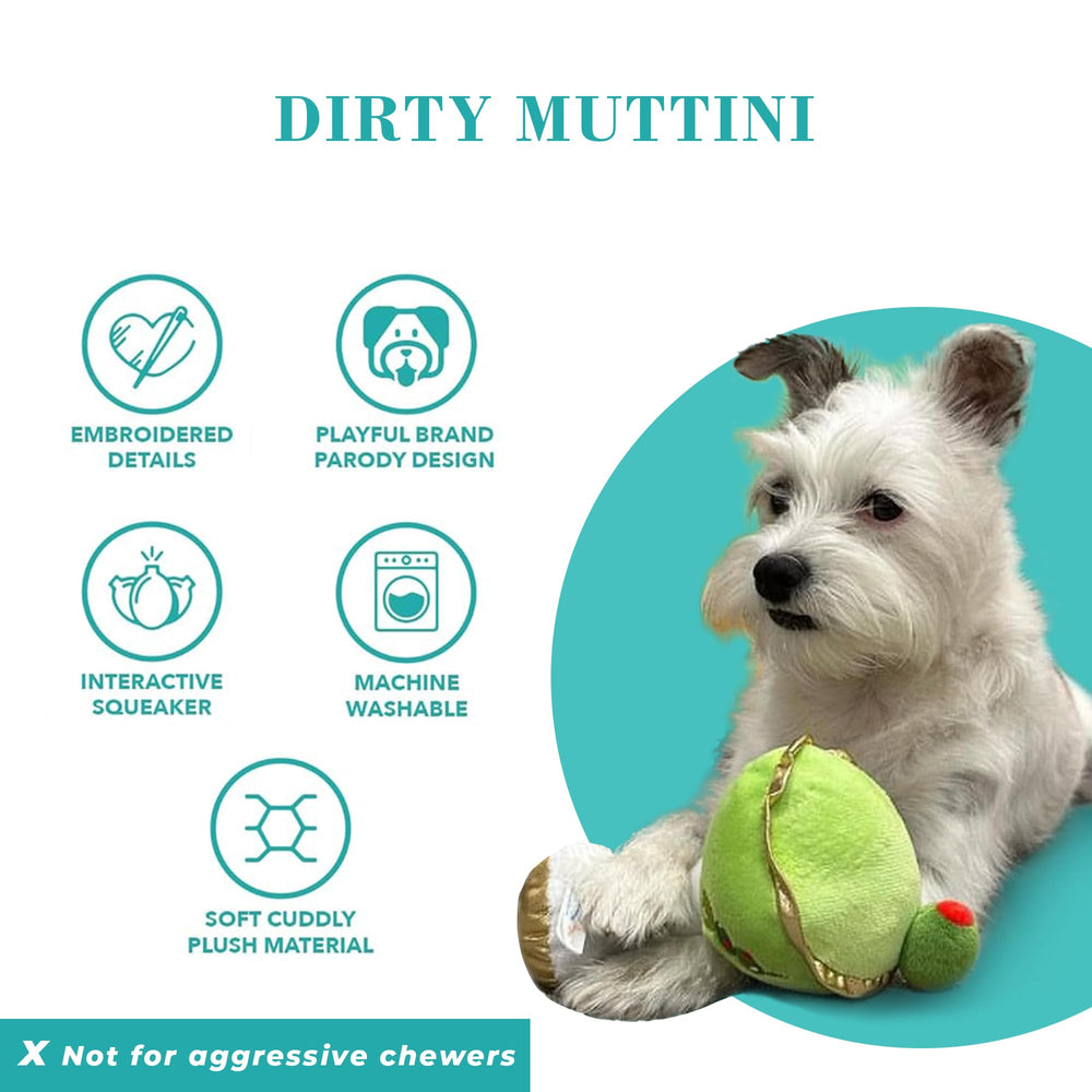 Peluche douce et durable Dirty Muttini pour des heures de jeu et câlins.