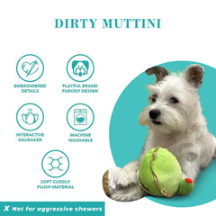 Peluche douce et durable Dirty Muttini pour des heures de jeu et câlins.
