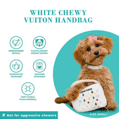 Matière velours douce et durable de Haute Diggity Dog, pour des sessions de jeu prolongées.