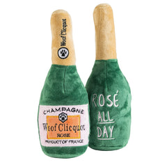 Woof Clicquot Rose, squeaker intégré, stimule l’attention pendant les jeux.