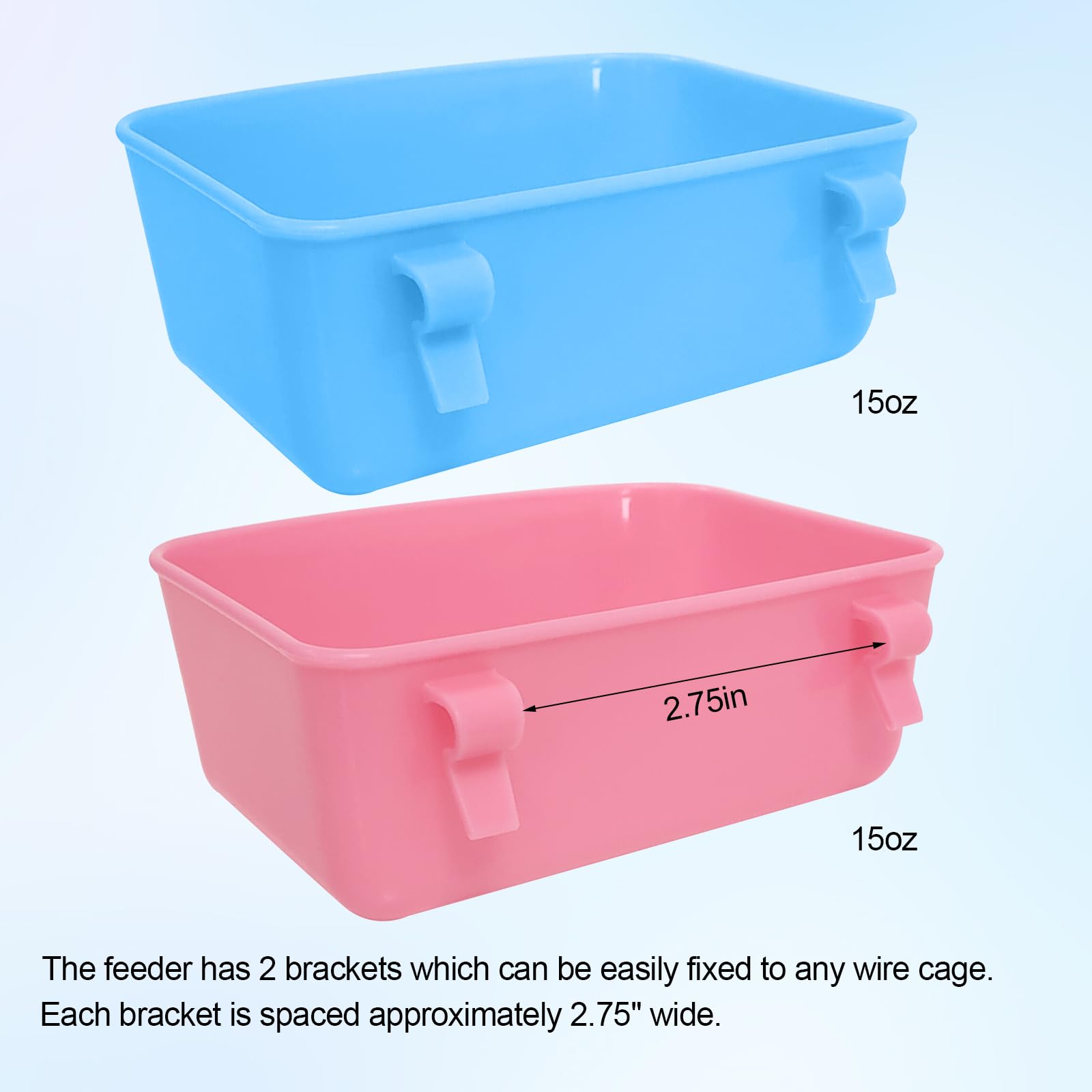 Hautllaif bol bain bleu – bain quotidien pour petits animaux, nettoyage simple