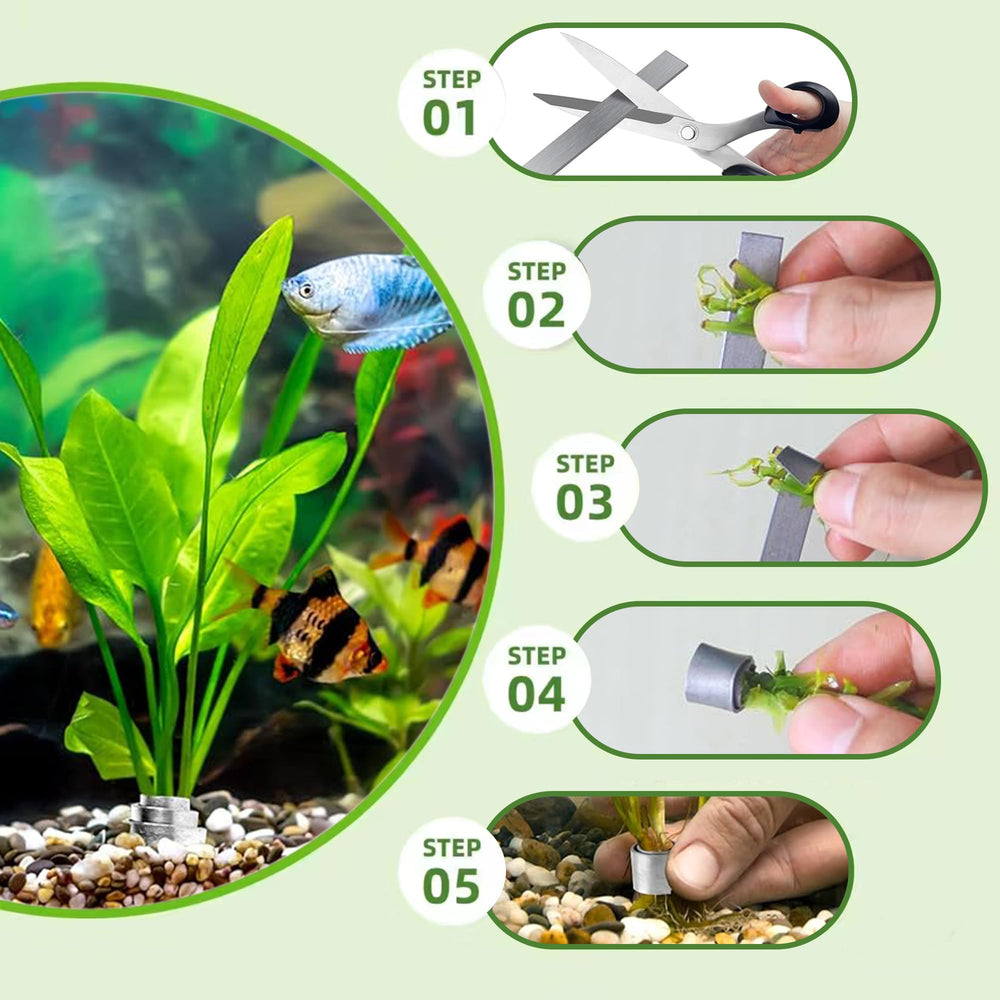 HAVANSIDY ensemble 52 ancres pour plantes d'aquarium.