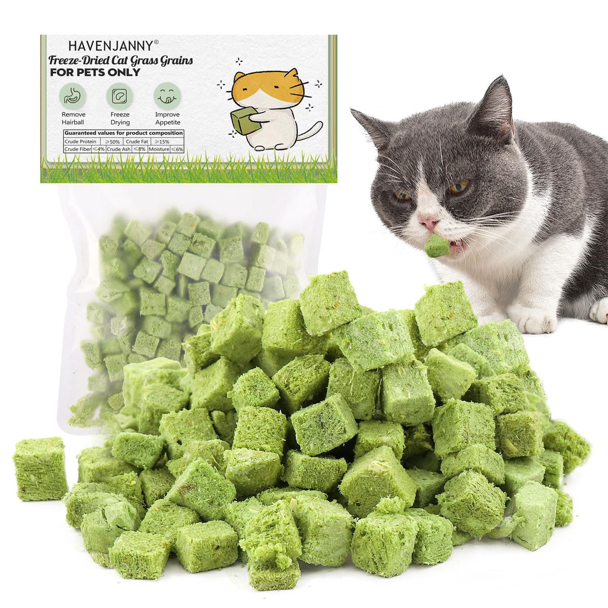 HavenJanny: herbe-chat-biscuit-seche, friandise naturelle pour chats.