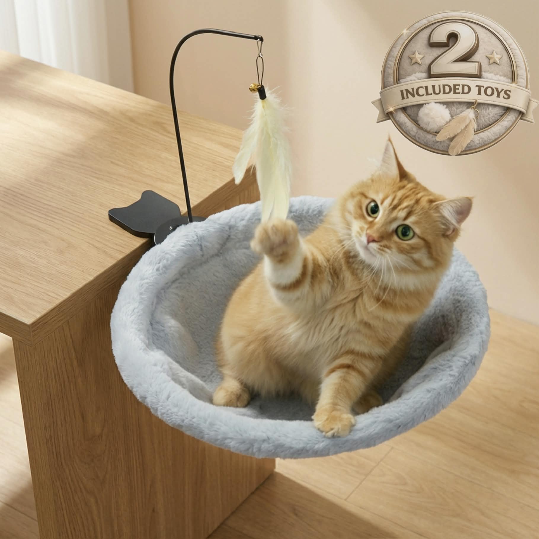 Havenloom chat télétravail-relaxation : le chat se détend près de vous.