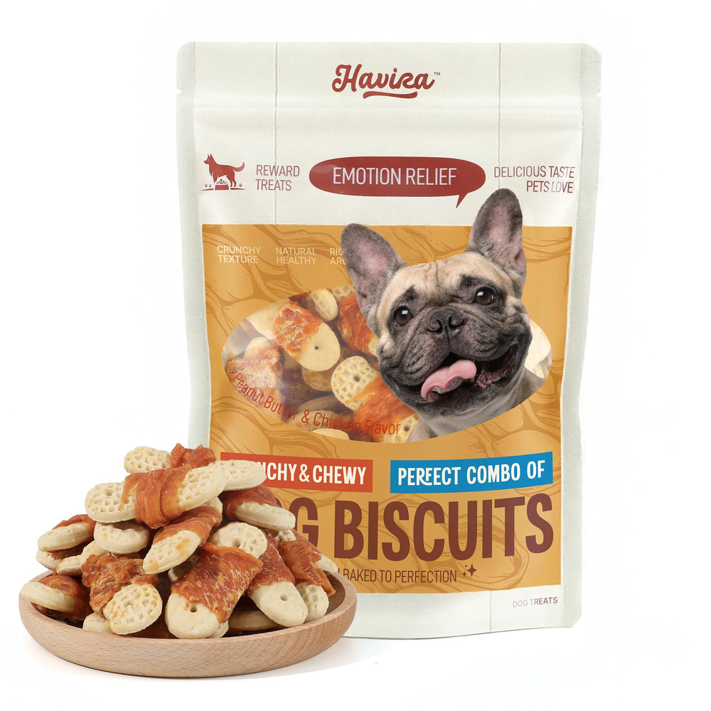 Havira biscuit poulet enrobé, récompense croquante pour l’entraînement quotidien.