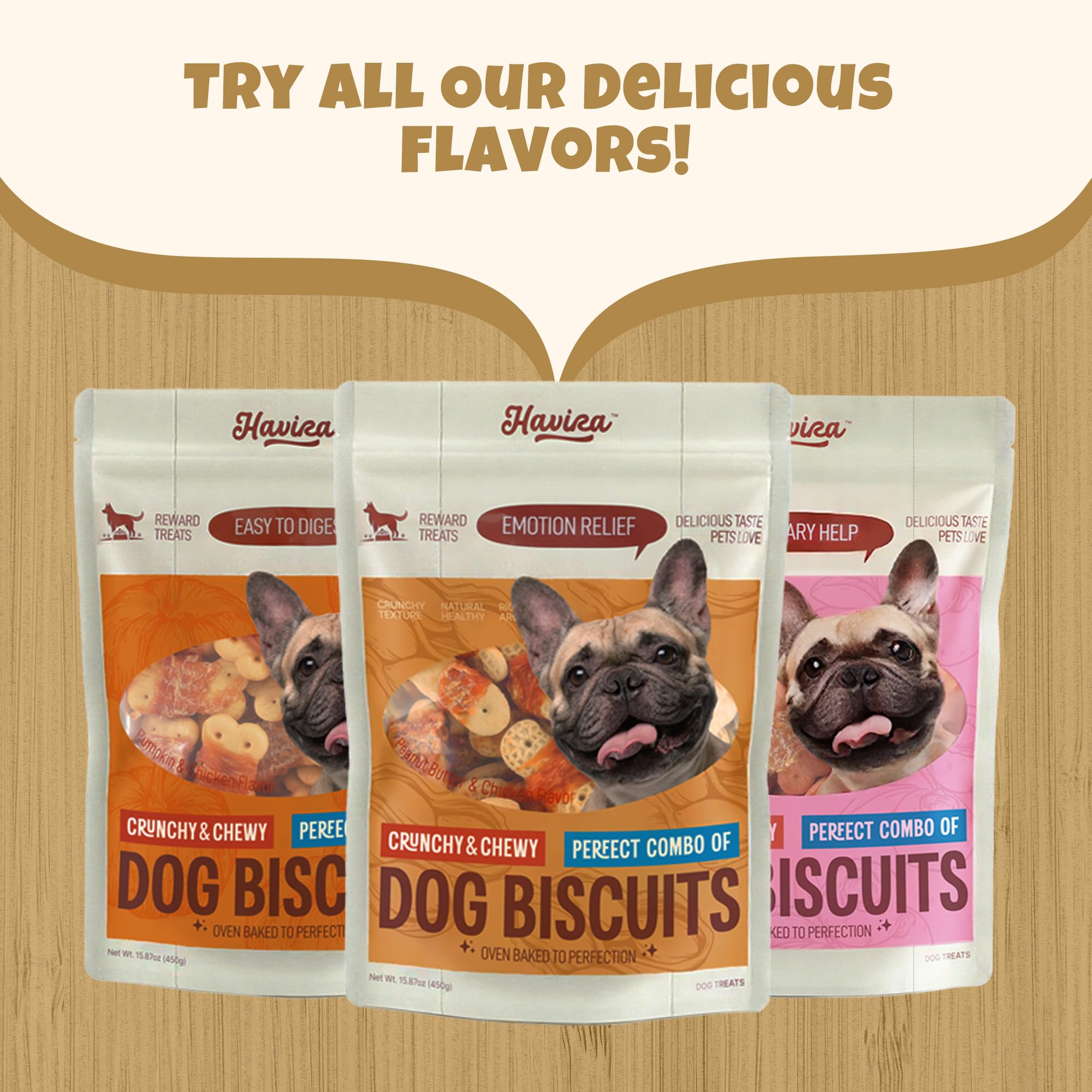 Emballage Havira compact pour chiens, gouter pratique à emporter.
