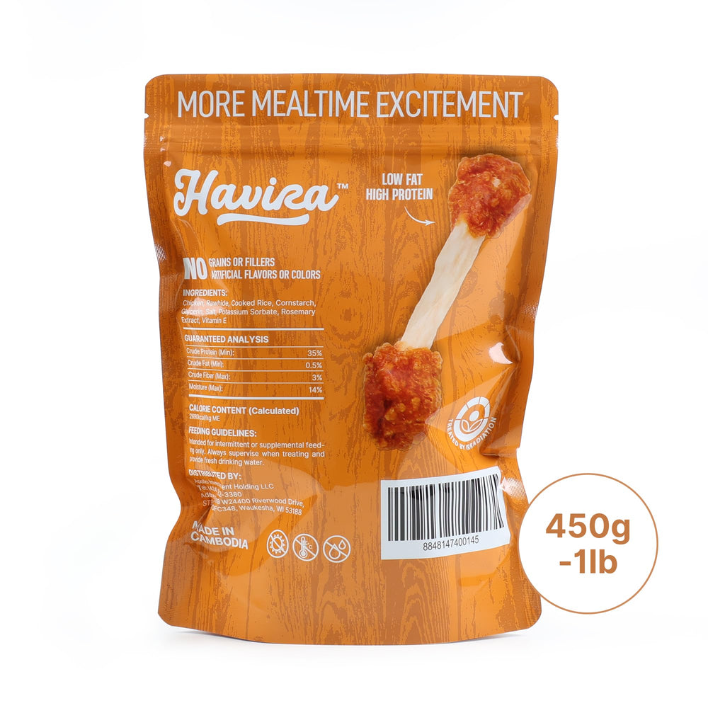 Havira sachet 450 g, pratique pour entraînement des petits chiens.