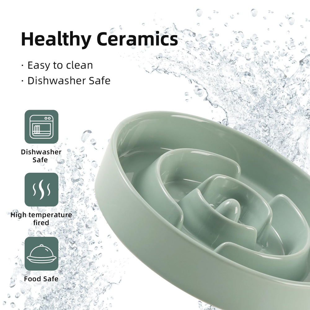 Bol Havniva vert clair, esthétique simple et durable pour chien.