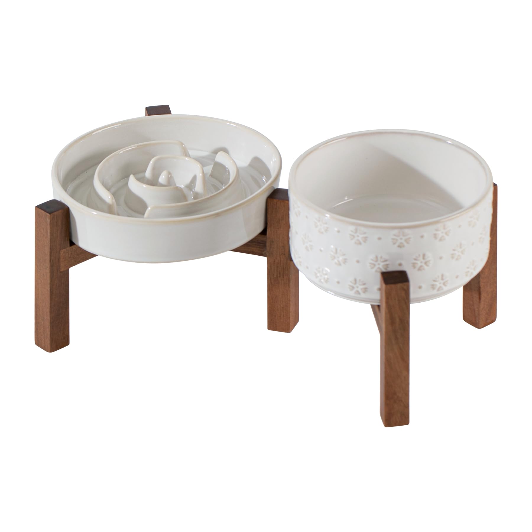 Havniva gamelle lente elevée 1-2 tasse sur socle, pour chien petit/moyen