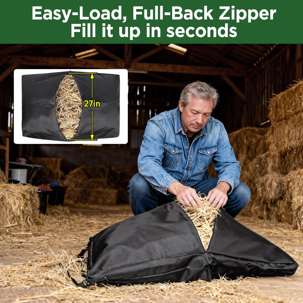 Fermeture zippe arrière du sac HAYSRMAN pour accès pratique.