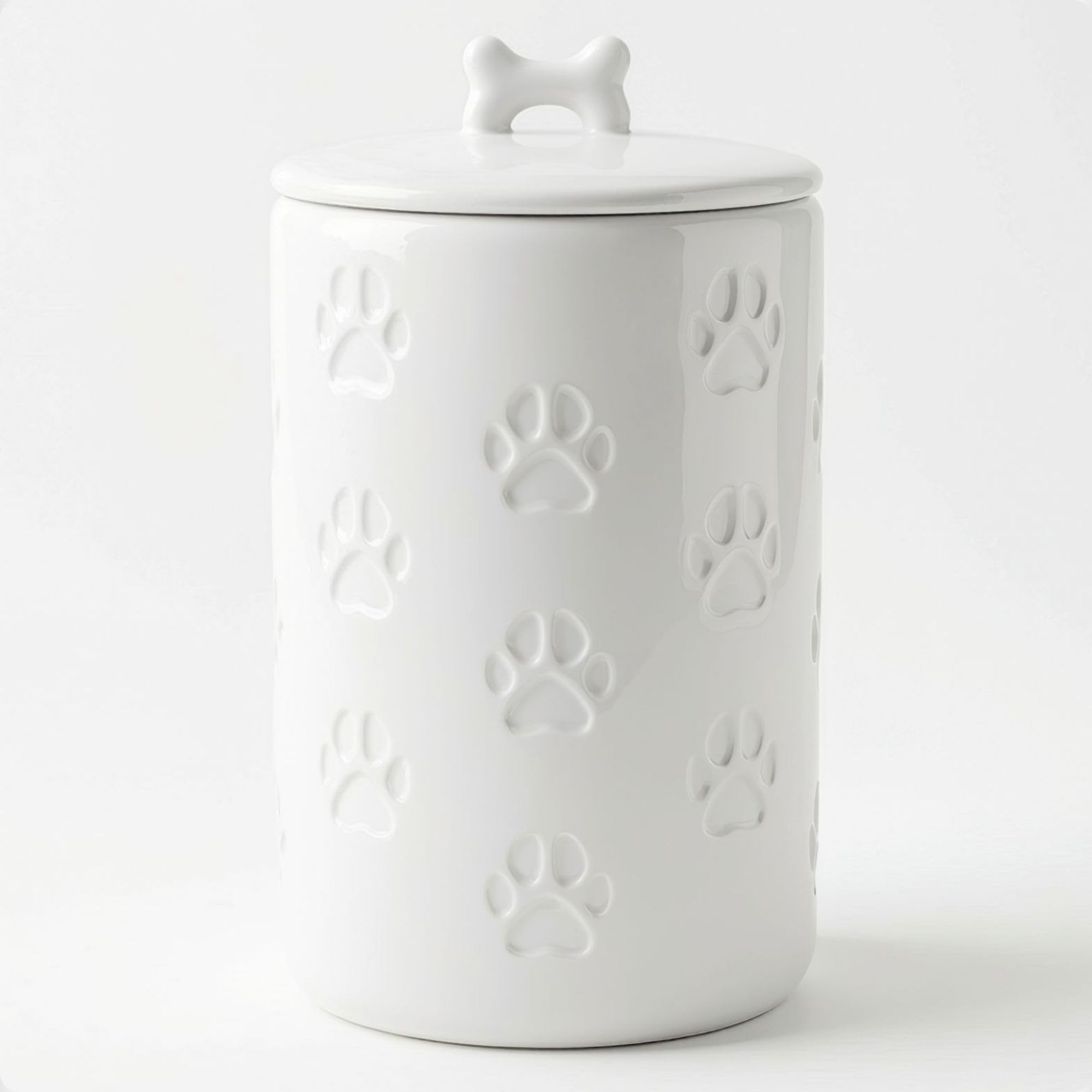 HB Design Co Contenant gourmand chien 7 tasses, rangement pratique pour friandises.